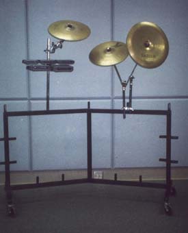 Cymbal and Block Assembly